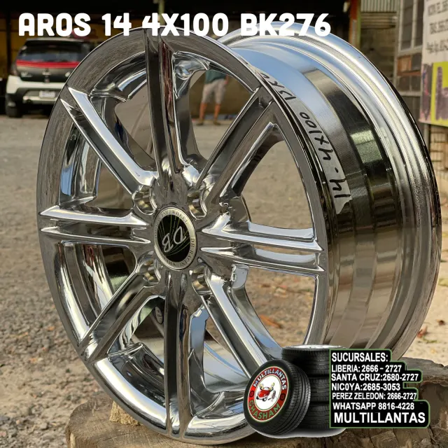 AROS 14 4X100 CROMO N007