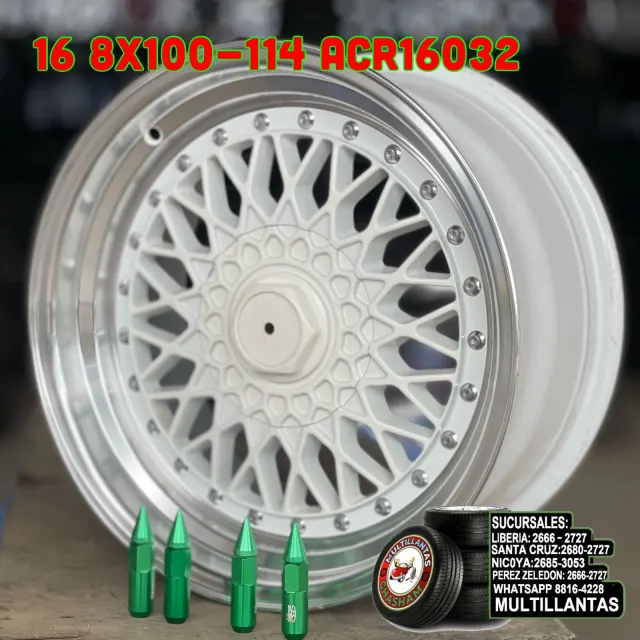 AROS 16 8X100-114 BLANCO