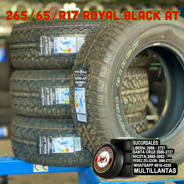 265/65/R17 ROYAL BLACK  AT
