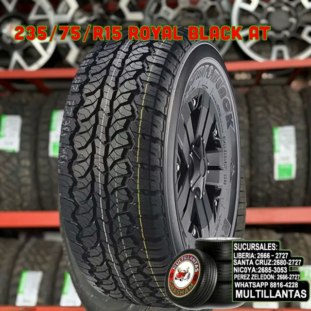 235/75/R15 ROYAL BLACK AT