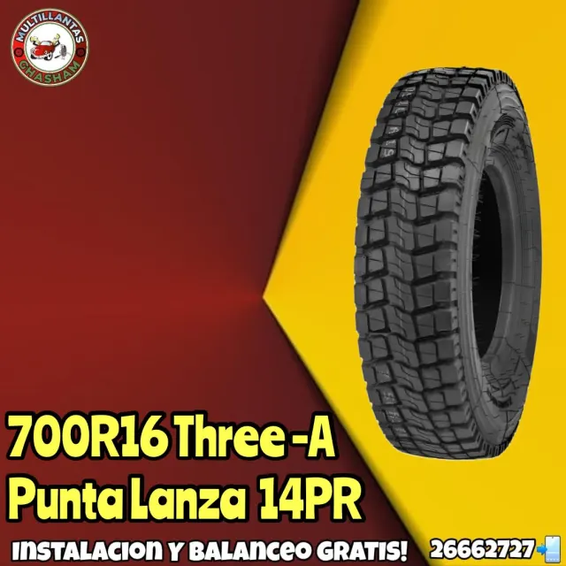 700R16 THREE - A 14 PR PUNTA LANZA