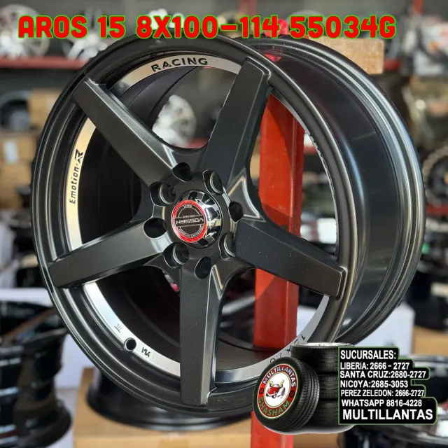 AROS 15X7 4X100-114 ET30 BM-GL 55034G