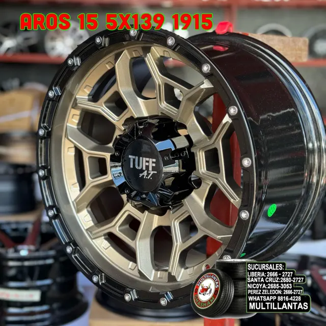 AROS 15X8 5X139.7 ET0 BGR 6274