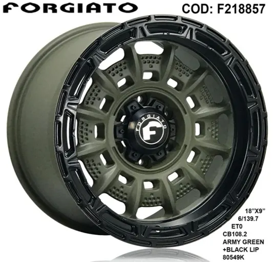 AROS 18X9 6X139.7 ET0 AG-B 80549K