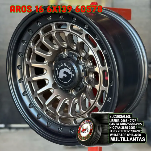 AROS 16X8 6X139.7 ET0 BR-B 60578