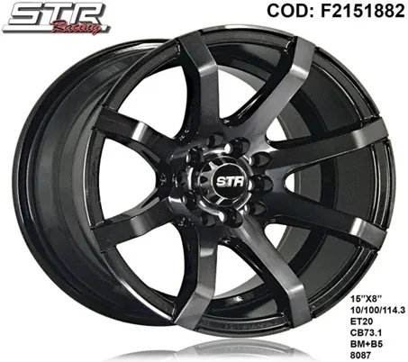 AROS 15X8 10X100-114 ET20 BM 8087