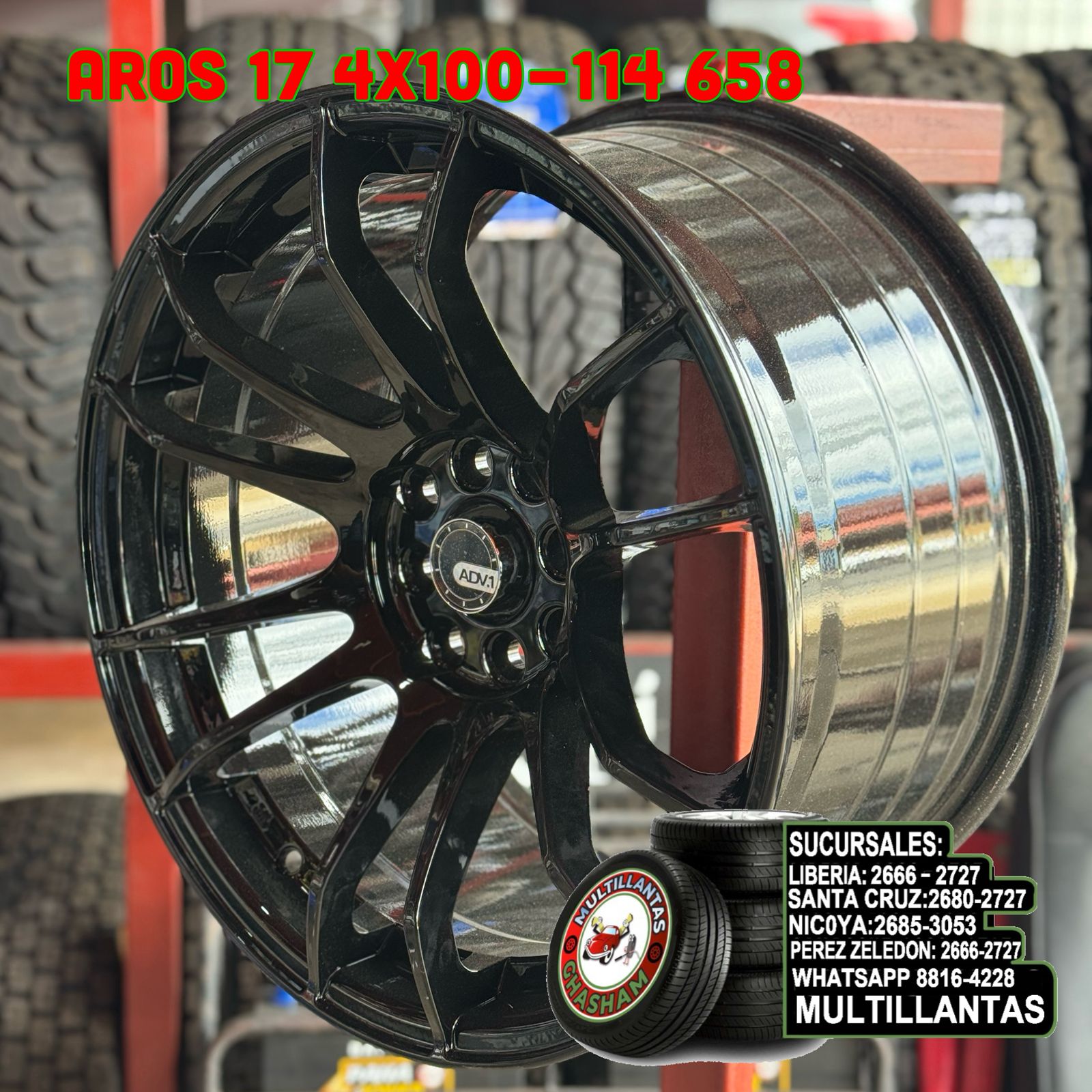 AROS 17X9 (658) 8X100-114 BR